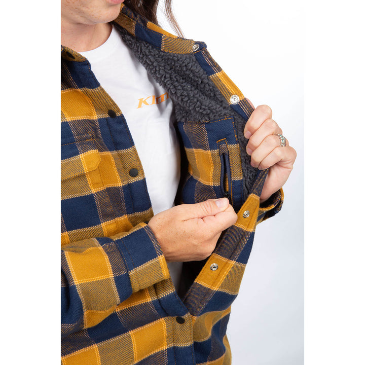 KLIM Clouds-Rest-Fleece-Lined-Flannel-Shirt - Position 6