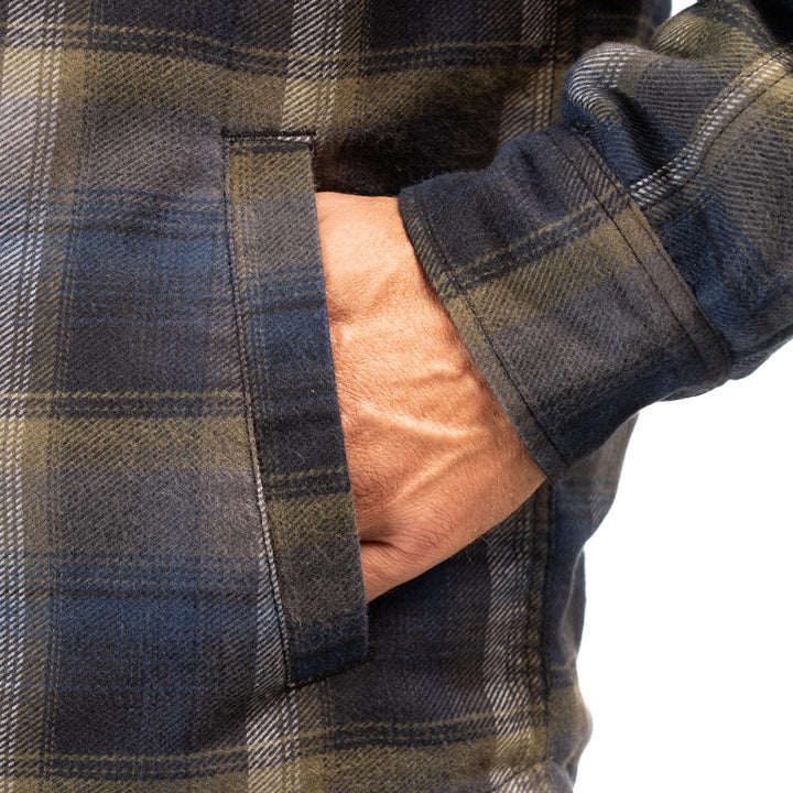 KLIM Bridger-Fleece-Lined-Flannel-Shirt - Position 3