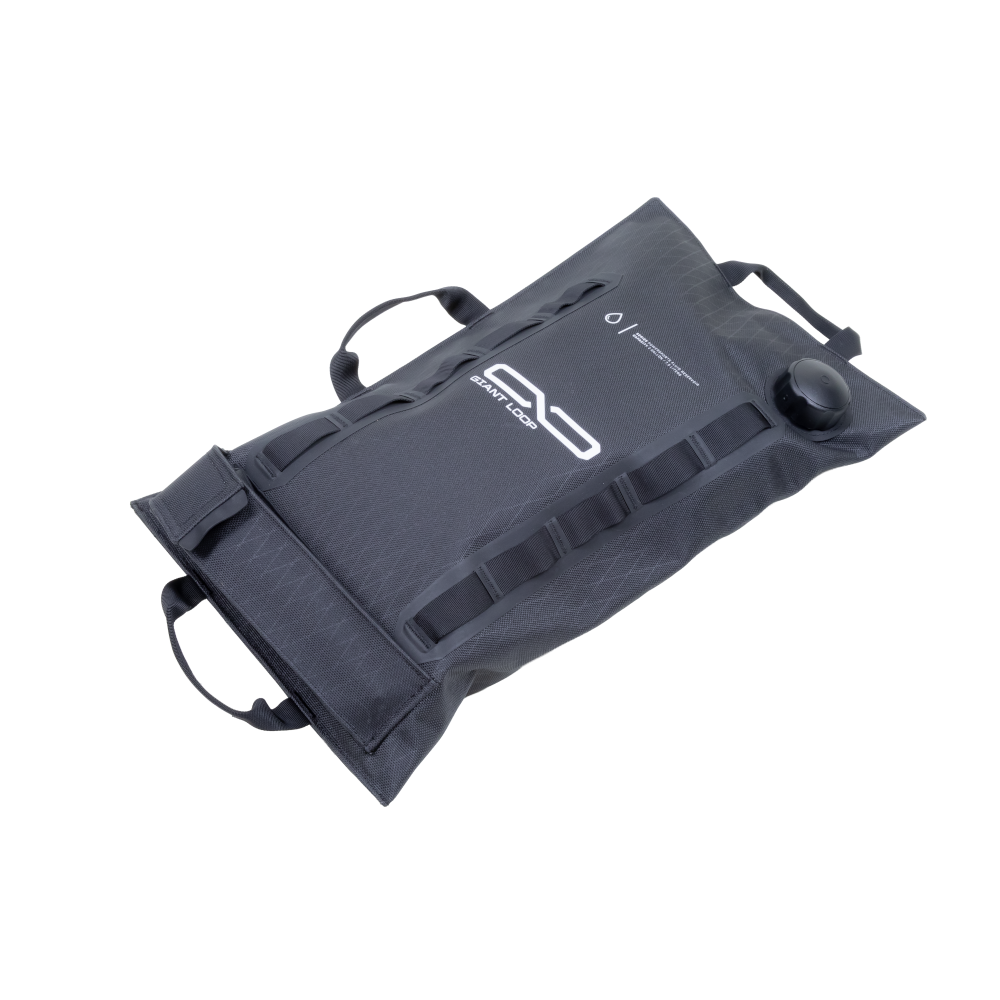 Close up of Armadillo Bag spout