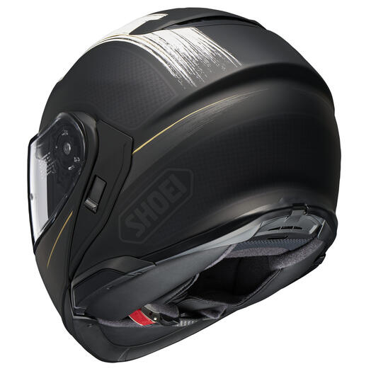 Shoei Neotec 3 Satori in TC-5 Matte rear 3/4 view