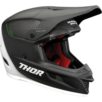 Image of Thor Reflex Carbon Polar MIPS® Helmet Color Black / White Size X-Small
