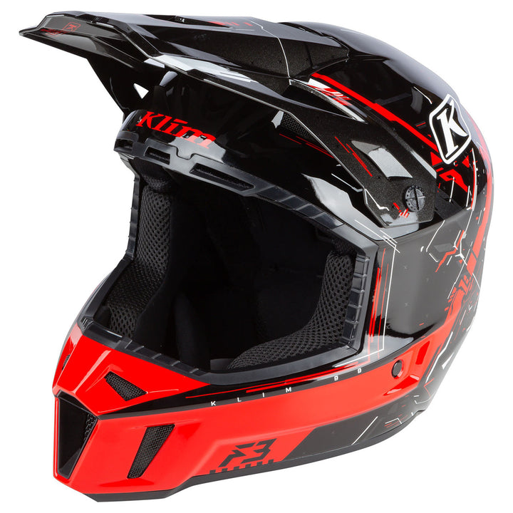 KLIM f3-visor Recoil High Risk Red