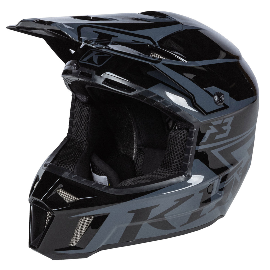 KLIM f3-visor Stark Black