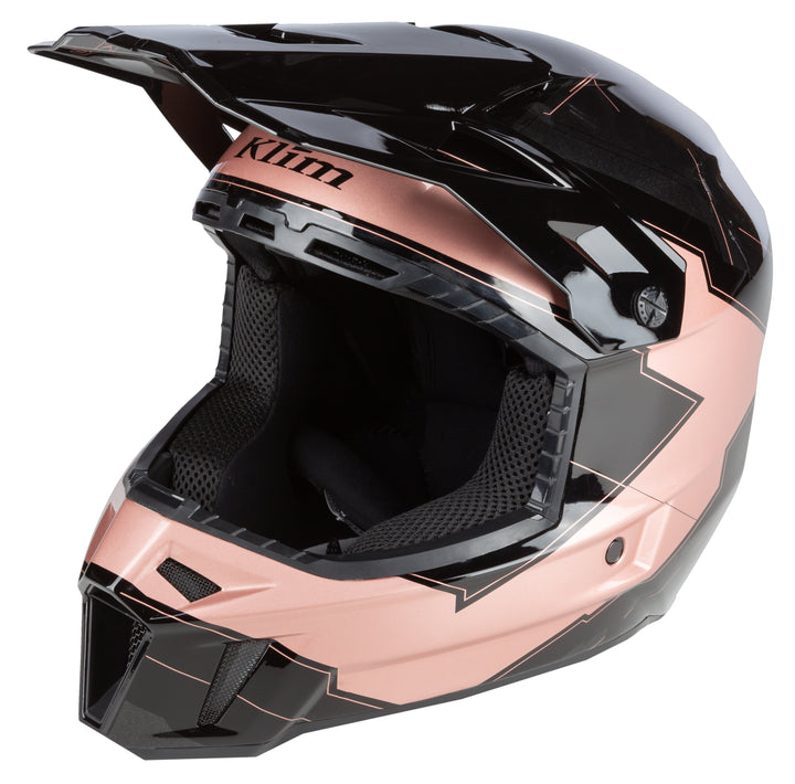 KLIM f3-visor Verge Rose Gold