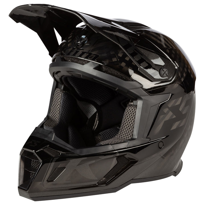 KLIM f5-visor Shred Black - Asphalt