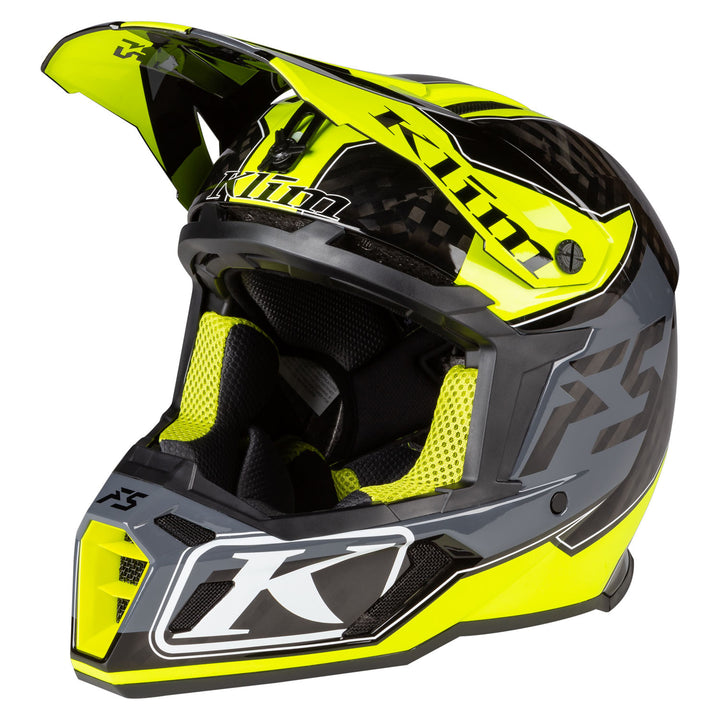 KLIM f5-visor Shred Hi-Vis