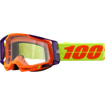 100% Racecraft 2 Goggles — Clear Lens