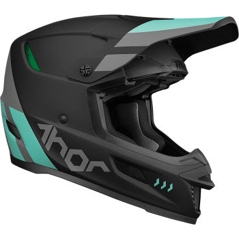 Image of Thor Reflex Cube MIPS® Helmet Color Black / Green Size X-Small