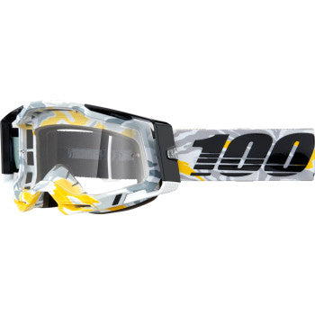 100% Racecraft 2 Goggles — Clear Lens