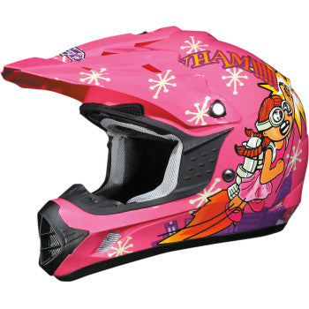 Image of AFX FX-17Y Rocket Girl Helmet Color Pink Size Small
