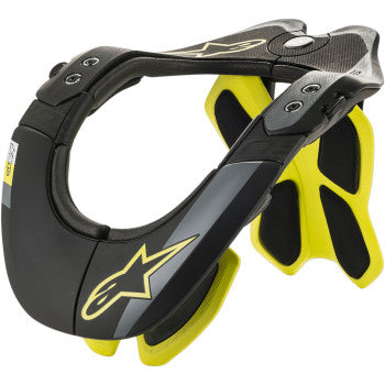 Image of Alpinestars Bionic Neck Support Tech 2 Color Yellow Size X-Small/Medium