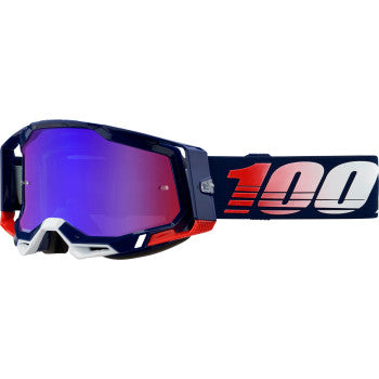 100% Racecraft 2 Goggles — Mirrored Lens