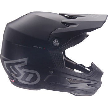 Image of 6D ATR-1 Solid Helmet Size X-Small Color Matte Black