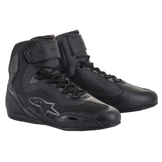 Image of ALPINESTARS STELLA FASTER-3 RIDEKNIT RIDING SHOE Color Black/Anthracite Size 6.5
