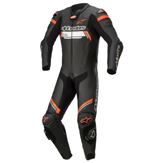 Image of ALPINESTARS MISSILE IGNITION V2 LEATHER SUIT Color Black/Red Size 46