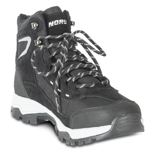 Image of NORU HAIKA SHORT-STYLE LACE-UP BOOT Color Black Size 8