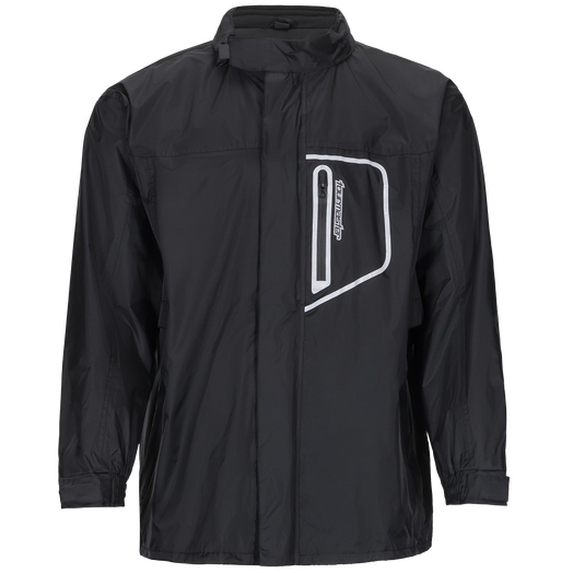 Image of Tourmaster DEFENDER TWO-PIECE RAINSUIT Color Black Size X-Small