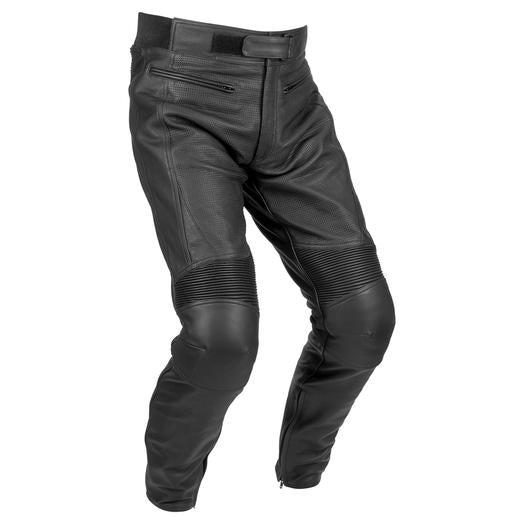 Image of NORU KURO LEATHER PANT Color Black Size 30