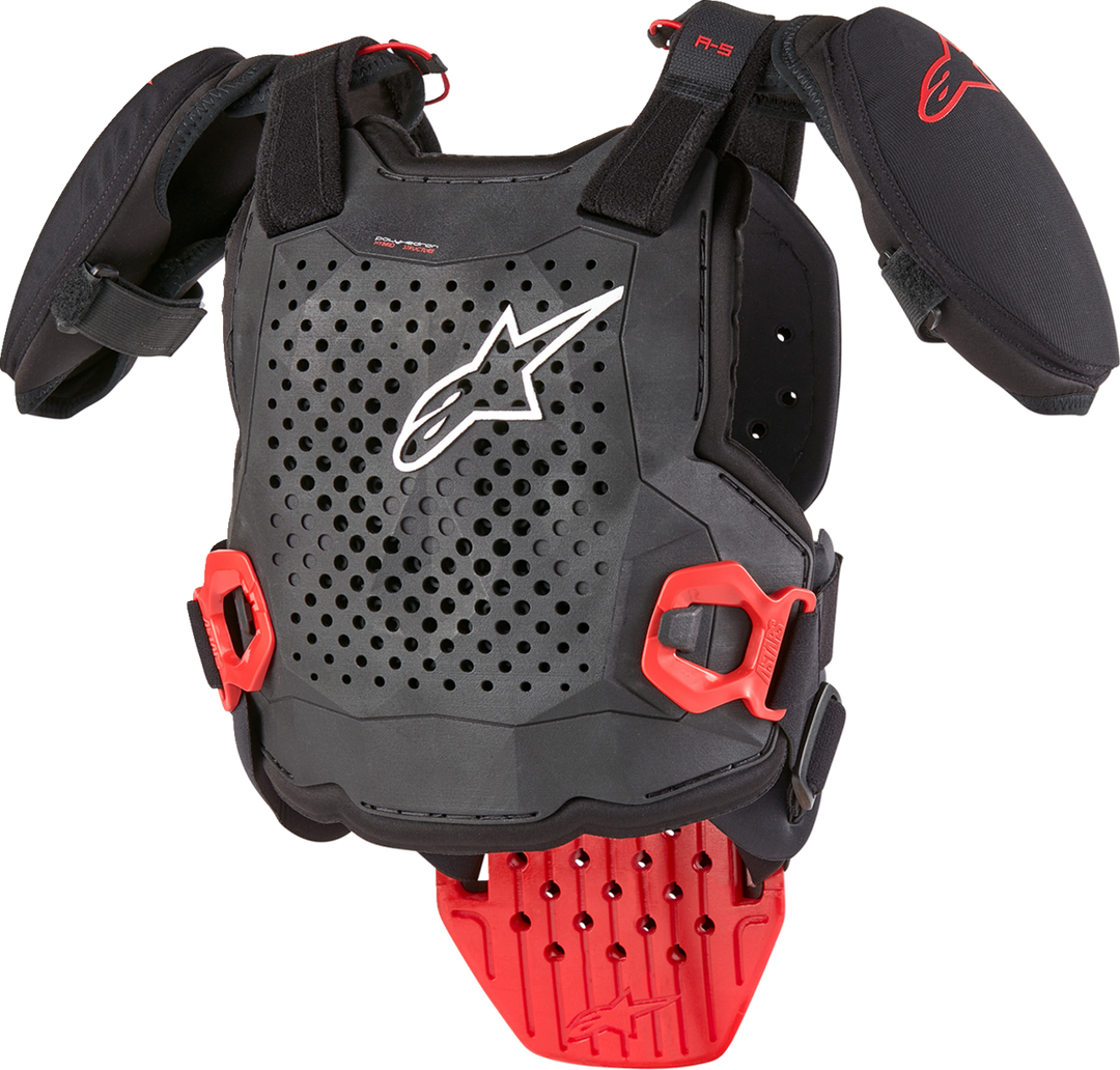 Alpinestars Youth A5 S v2 Chest Guard ventilated youth motocross chest and back protector armor for off-road riding