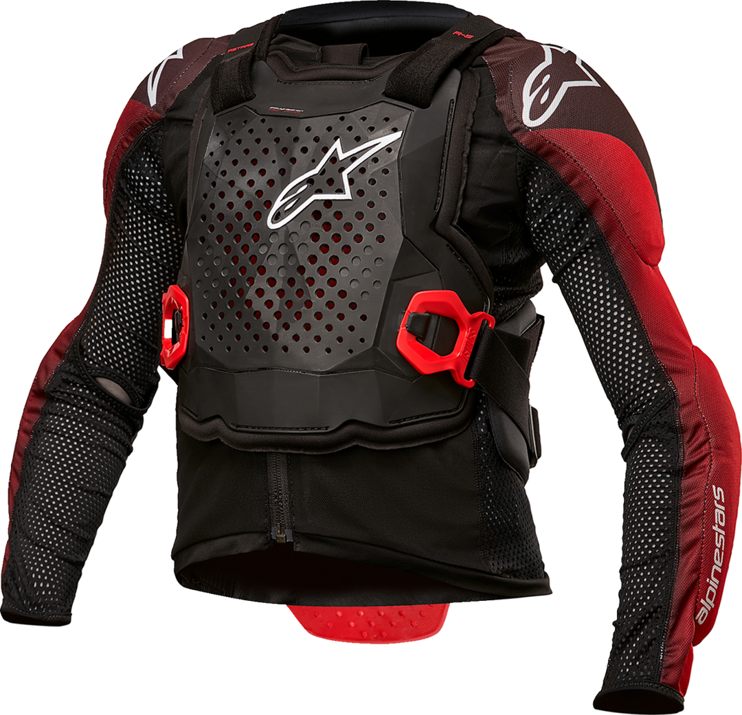 Alpinestars Youth Bionic Tech Jacket ultra-lightweight CE Level 2 certified youth motocross protection jacket with detachable chest and back armor for off-road riding