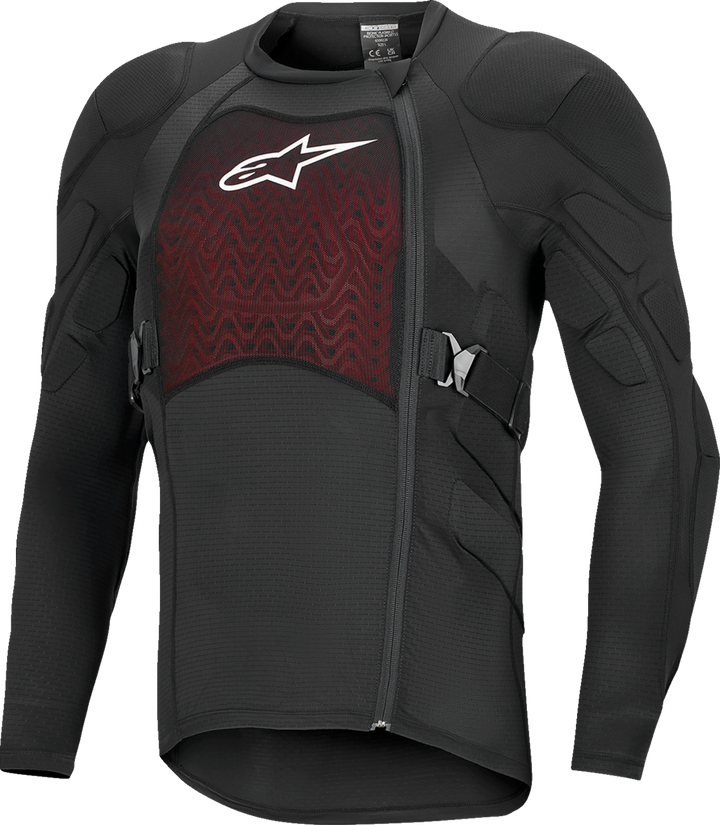 Alpinestars Long-Sleeve Bionic Plasma LT Jacket highly breathable premium off-road protective armor jacket with CE Level 1 certified impact defense for riders