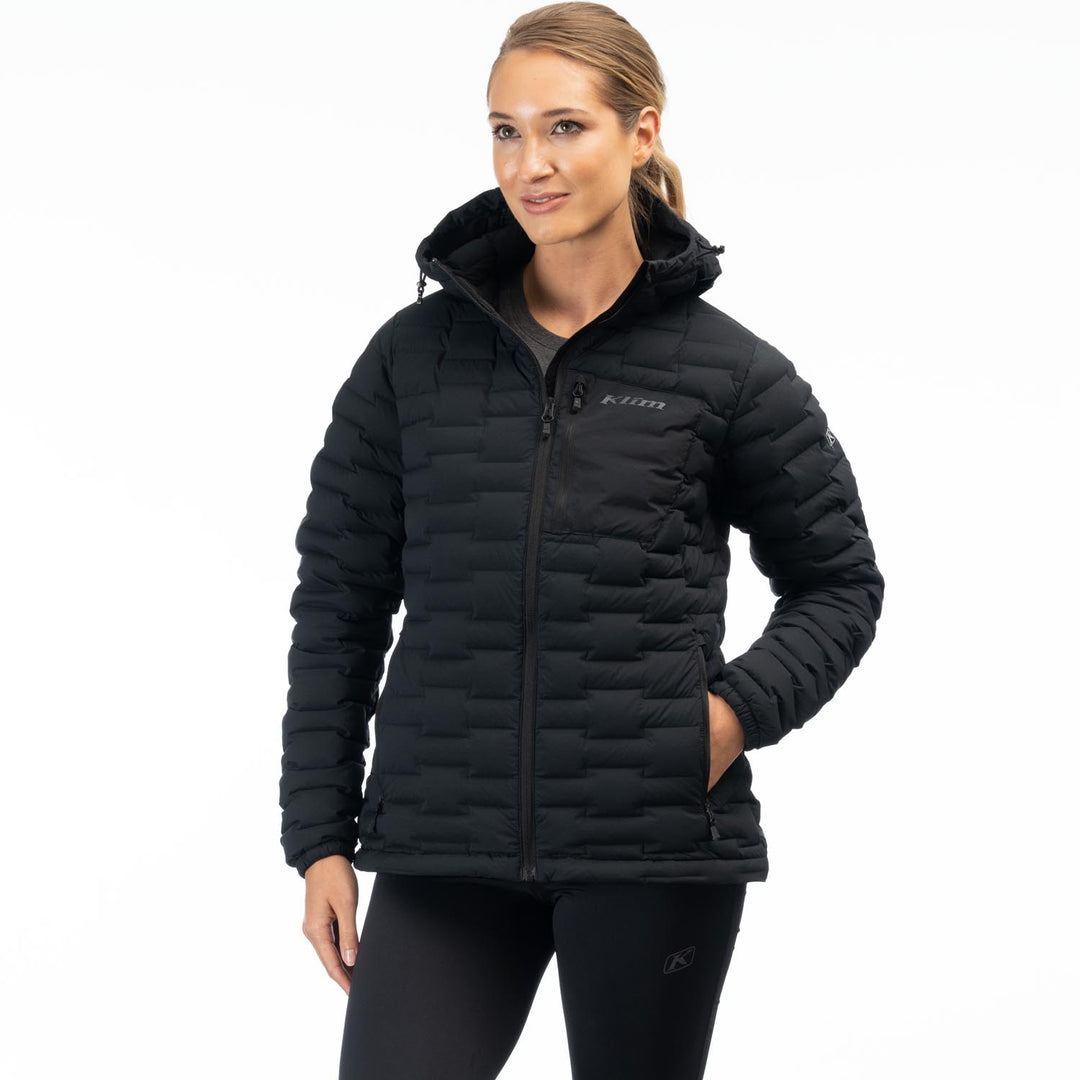 Luna Stretch Down Hooded Jacket