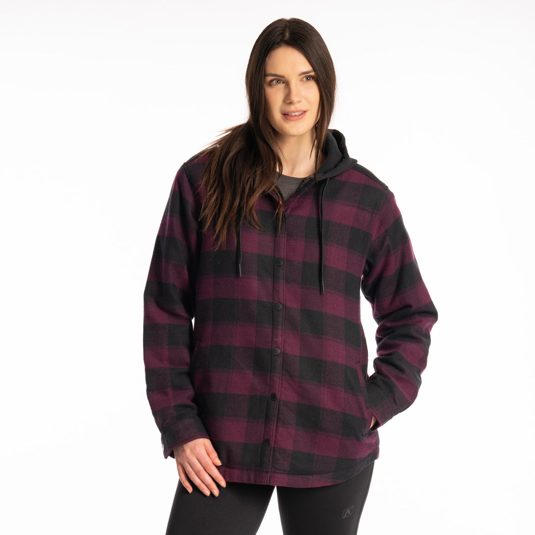 Big Sky Fleece Lined Flannel Hoodie