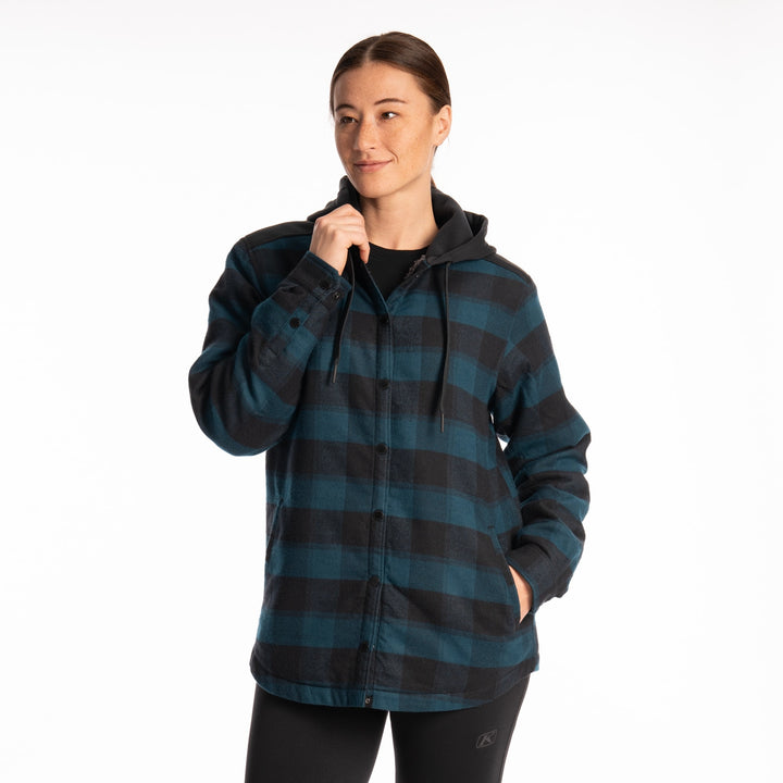 Big Sky Fleece Lined Flannel Hoodie