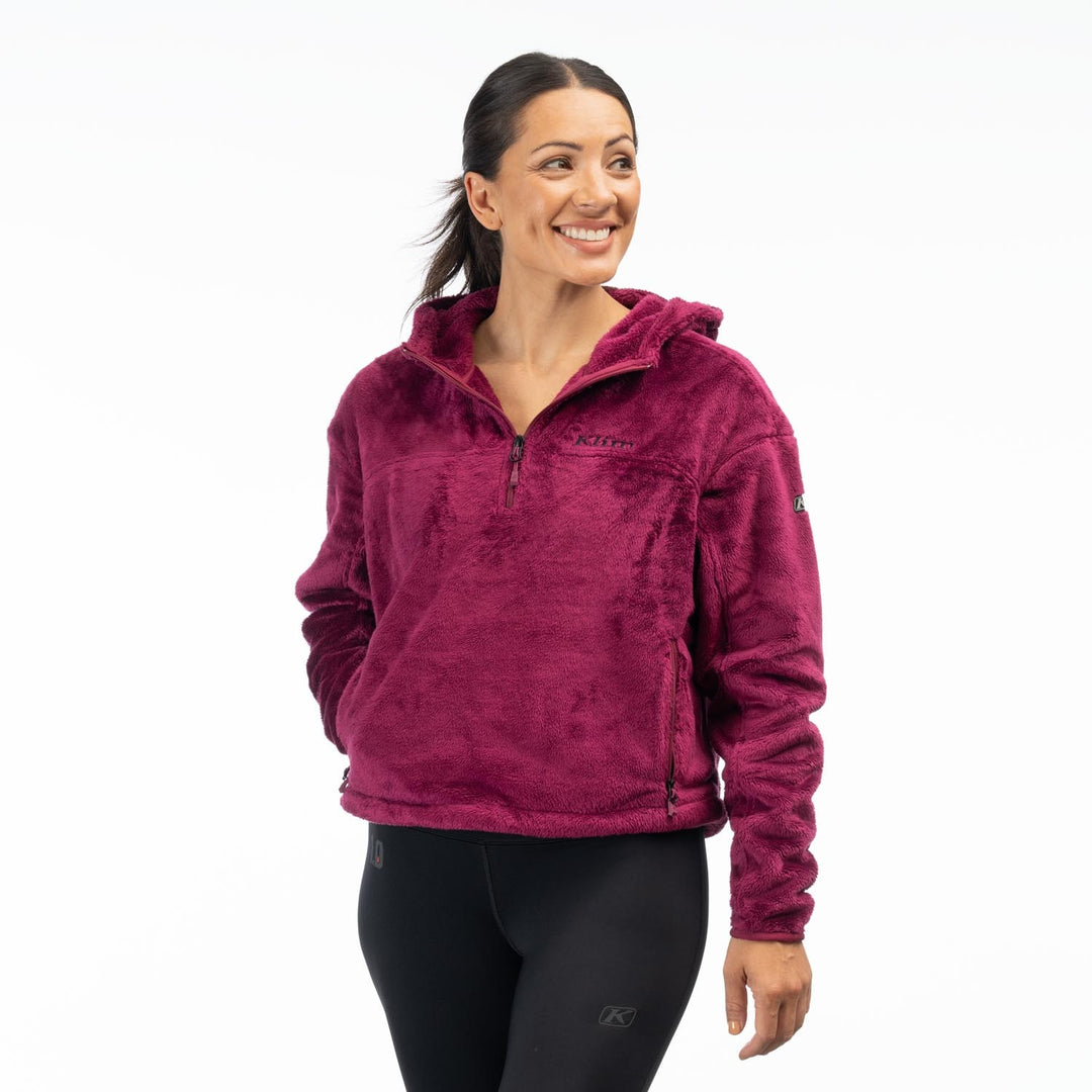 Cascade 1/4 Zip Crop Hoodie