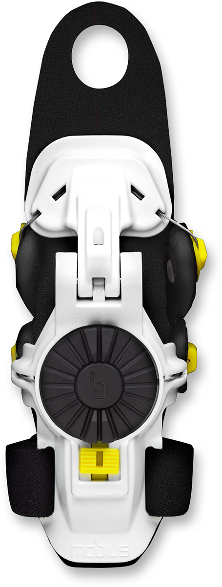 Mobius X8 Wrist Brace - White / Fluorescent Yellow, Size M/L - Second Image