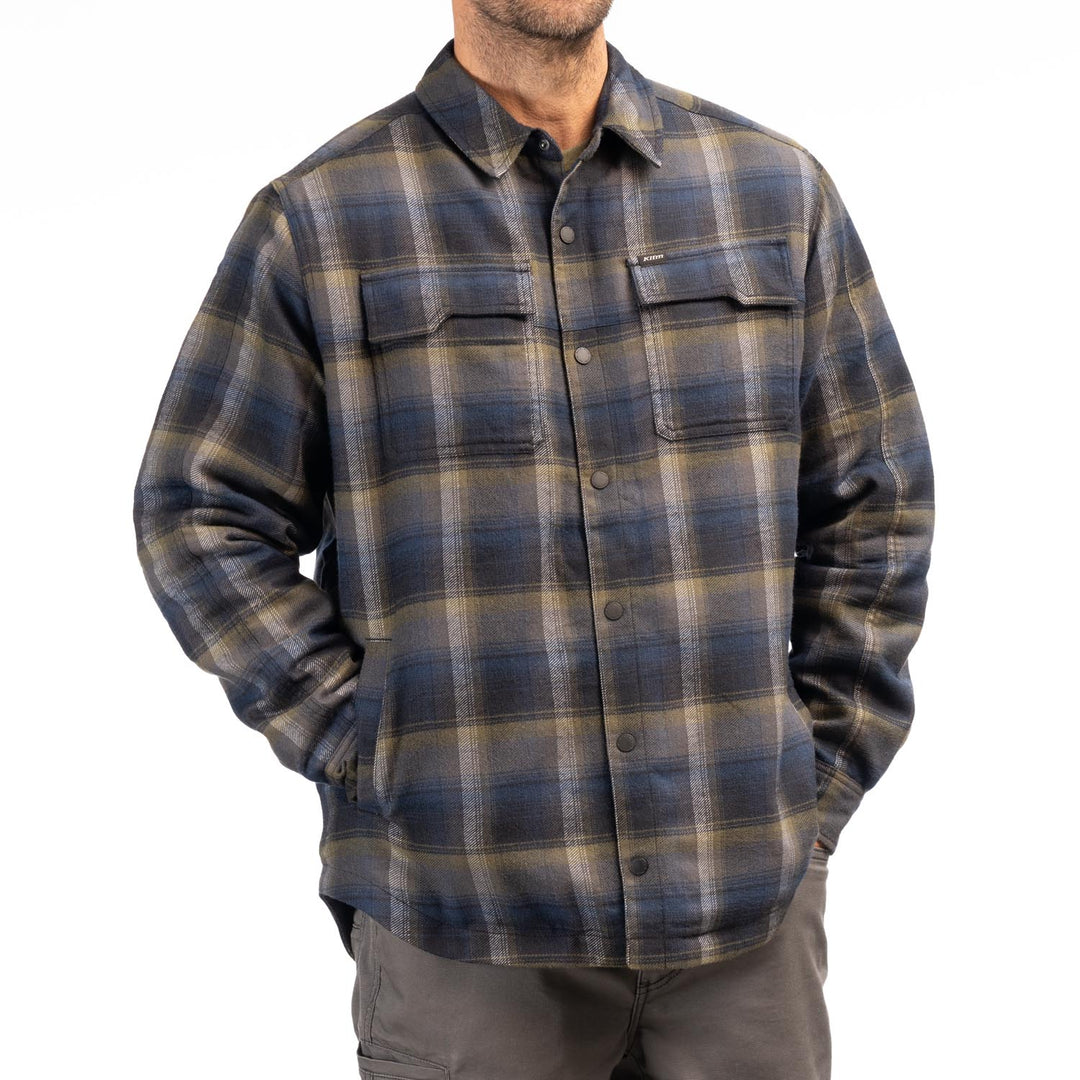 KLIM Bridger-Fleece-Lined-Flannel-Shirt - Position 1