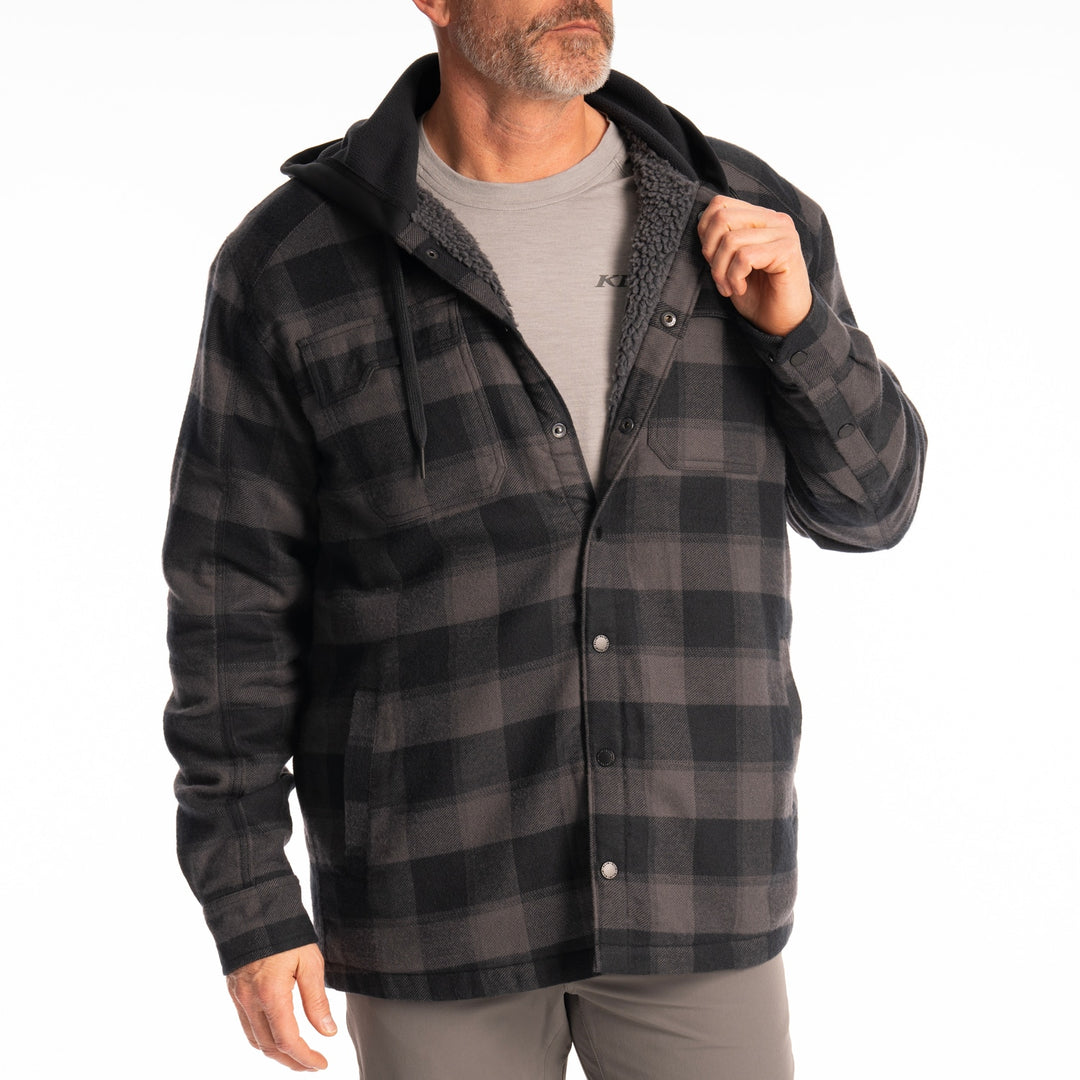 Targhee Fleece Lined Flannel Hoodie