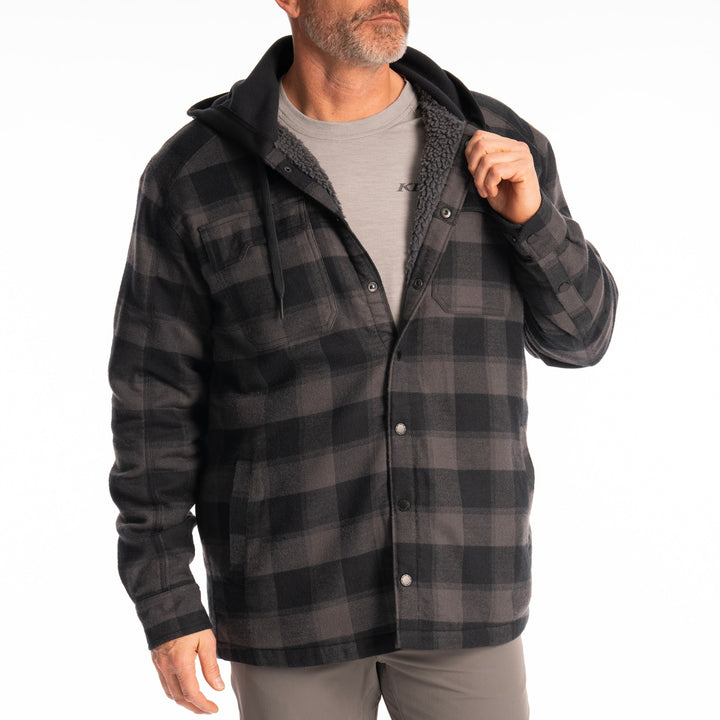 Targhee Fleece Lined Flannel Hoodie