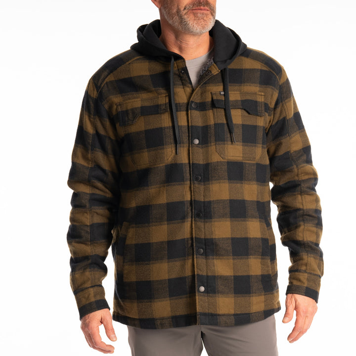 Targhee Fleece Lined Flannel Hoodie