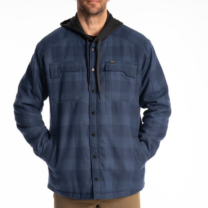 Targhee Fleece Lined Flannel Hoodie