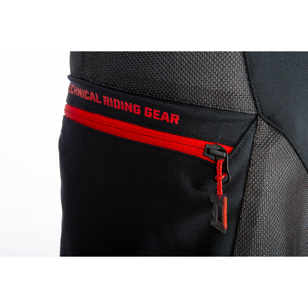 KLIM Baja S Pant in Black - Fiery Red, eighth image