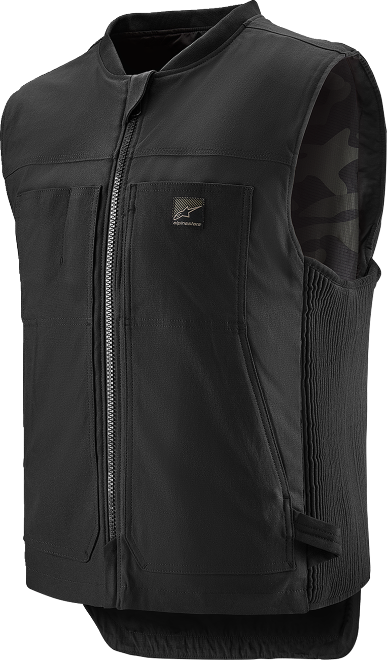 Alpinestars Tech-Air 3 v2 Canvas Vest autonomous AI-driven active motorcycle airbag vest for riding safety and crash protection