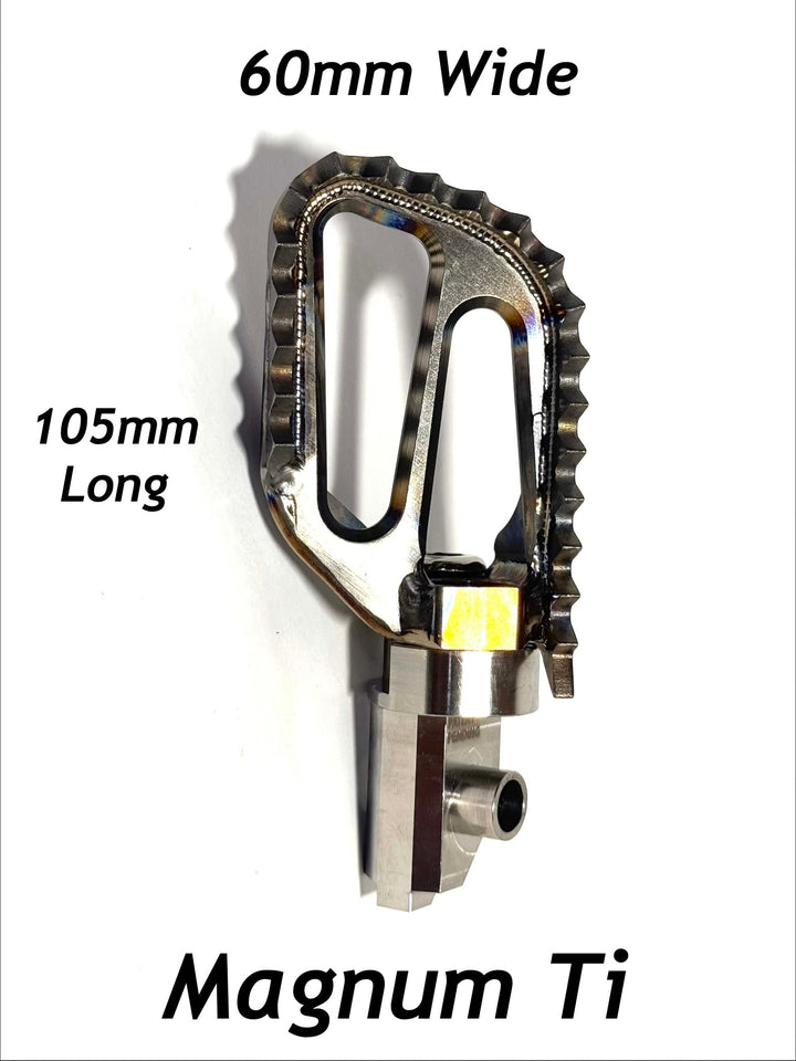 Motion Factory Racing KGFD Drop Mount Footpegs | Fits KTM, Husqvarna, GasGas (2023-25) &amp; Beta (2020+)