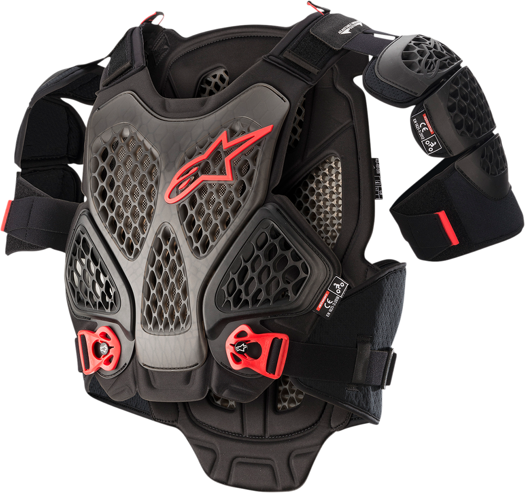 Alpinestars A-6 Chest Protector lightweight ventilated Level 2 motocross chest and back protector armor for off-road riding