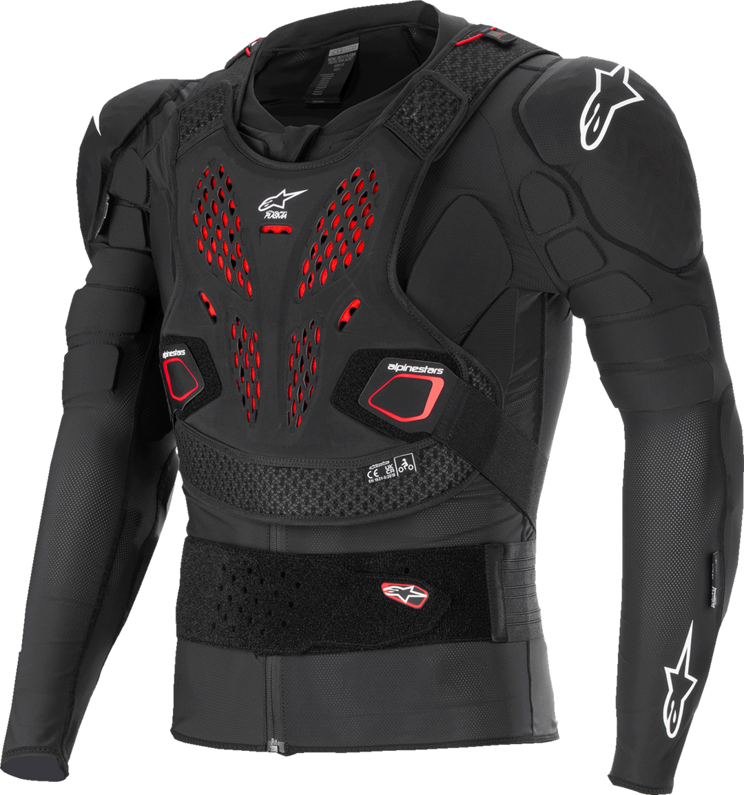 Alpinestars Bionic Pro v3 Plasma Protection Jacket premium CE-certified soft body armor with mesh chassis and impact protectors for off-road riding