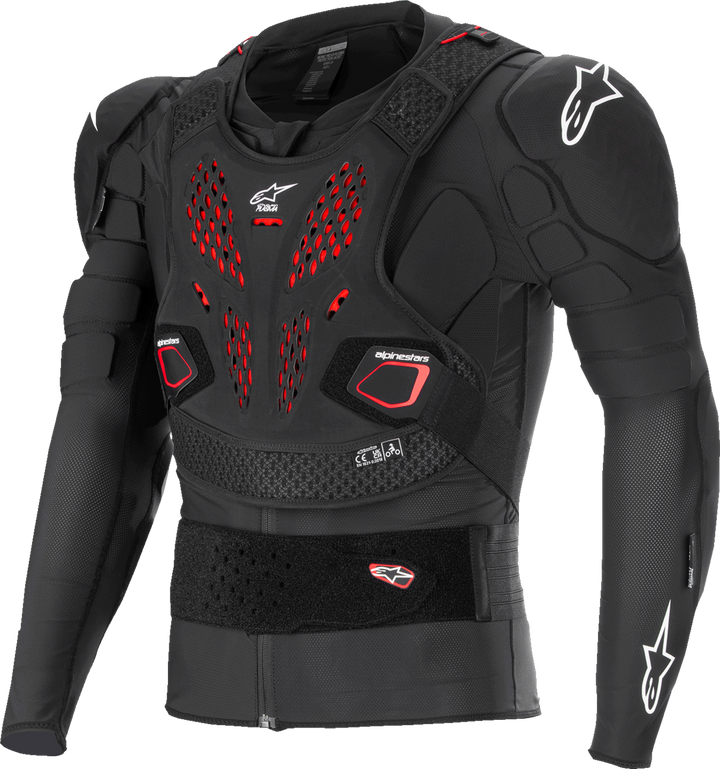 Alpinestars Bionic Pro v3 Plasma Protection Jacket premium CE-certified soft body armor with mesh chassis and impact protectors for off-road riding