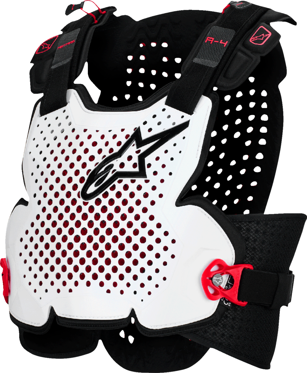 Alpinestars A-4 Plasma Roost Guard lightweight breathable motocross chest and back protector armor for off-road riding