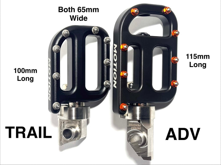 Motion Factory Racing KGFD Drop Mount Footpegs | Fits KTM, Husqvarna, GasGas (2023-25) &amp; Beta (2020+)