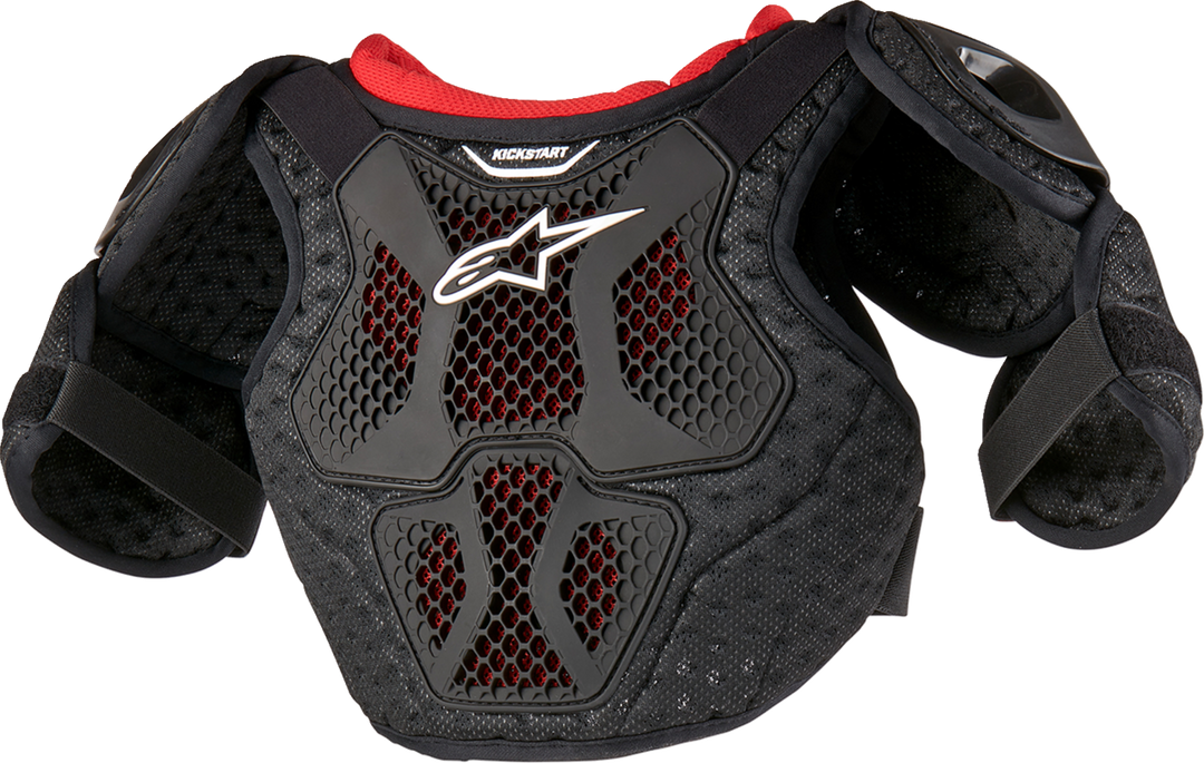 Alpinestars Youth Bionic Action Kickstart Chest Guard lightweight ventilated youth motocross chest and back protector body armor for off-road riding