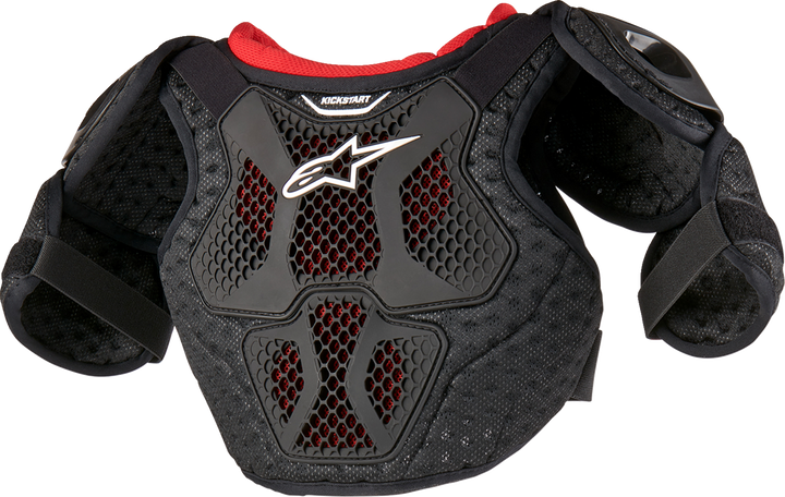 Alpinestars Youth Bionic Action Kickstart Chest Guard lightweight ventilated youth motocross chest and back protector body armor for off-road riding