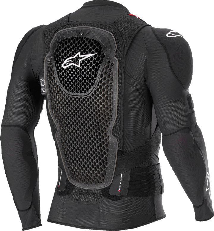 Alpinestars Bionic Pro v3 Plasma Protection Jacket breathable mesh off-road motorcycle body armor with chest back shoulder and elbow protectors for motocross riding