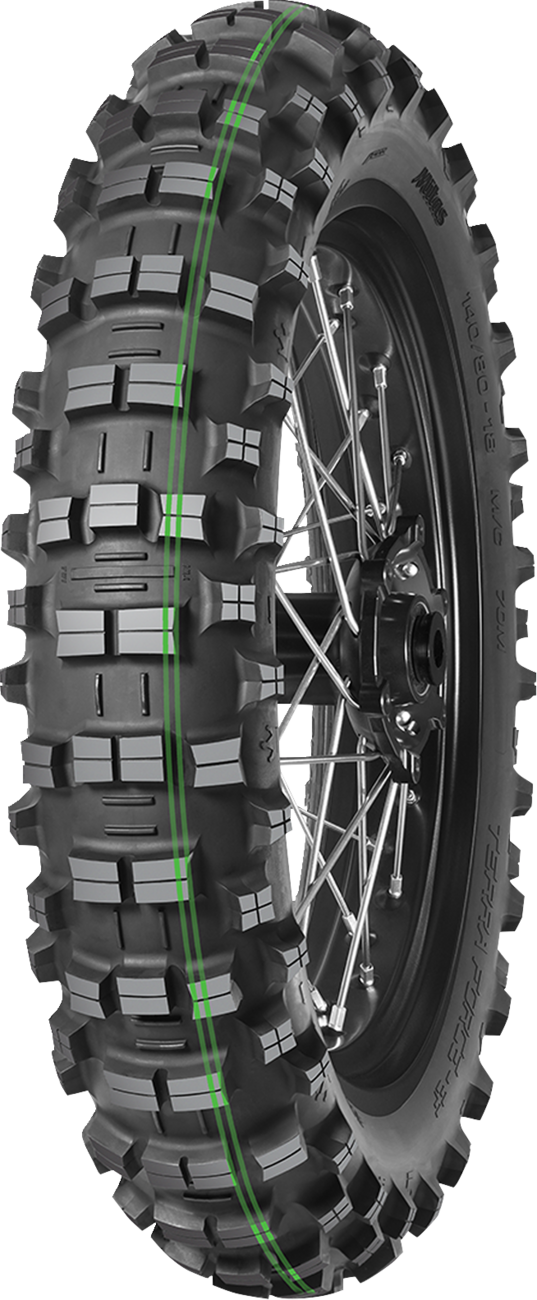 MITAS Terra Force-EF Super Soft Rear Tire, ideal for extreme enduro and off-road traction (Image 1)