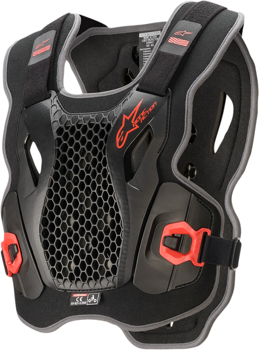 Alpinestars Bionic Action Chest Guard ultra-lightweight ventilated motocross chest and back protector armor for off-road riding