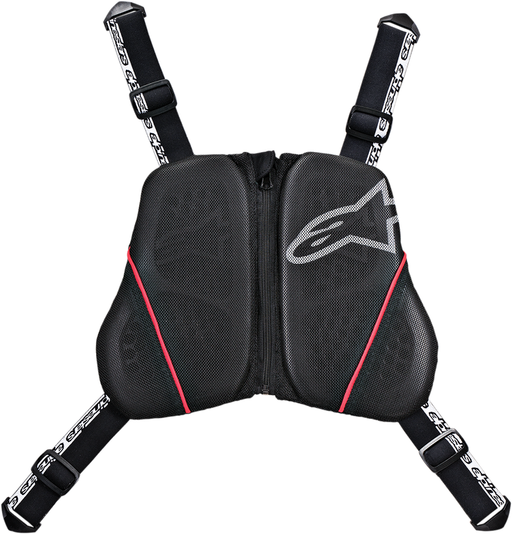 Alpinestars Nucleon KR-C Chest Protector lightweight ventilated divided chest guard armor for motorcycle touring and sport riding