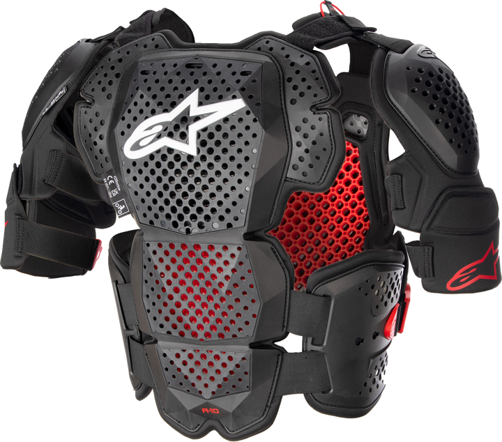 Alpinestars A-10 v2 Full Chest Guard ultra-lightweight ventilated motocross chest and back protector armor for off-road riding